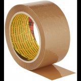 3M™ Scotch Wrapping Tape 371 for fast, strong and reliable bonding, 50 mm × 66 m, brown (7000112677)
