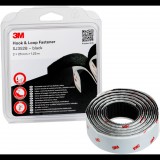 3M SJ352B öntapadós tépőzár, fekete, 1.25 m x 25 mm (SJ352B)