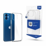 3MK Clear Case, Apple iPhone 12 Mini, Műanyag, Átlátszó, Mobiltelefon tok