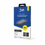 3MK FlexibleGlass Max iPhone 14 Plus 6,7" fekete, hibrid üveg képernyővédő fólia megerősített élekkel