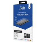 3MK HARD GLASS MAX képernyővédő üveg (3D full cover, íves, ujjlenyomat mentes, karcálló, tok barát 0.3mm, 9H) FEKETE Apple iPhone 14 Pro Max