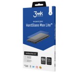 3MK HARD GLASS MAX LITE képernyővédő üveg (3D full cover, íves, ujjlenyomat mentes, karcálló, 0.3mm, 9H) FEKETE Apple iPhone 15 Plus