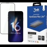 3mk HardGlass Max Lite edzett üvegfólia 9H Fekete Apple iPhone 16 Pro (5903108604581)
