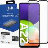 3mk HardGlass Max Lite edzett üvegfólia 9H Fekete Samsung Galaxy A22 4G (3MK2333BLK)
