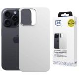 3MK Hardy MagSilicone tok Apple iPhone 15 Pro ezüst színű készülékhez
