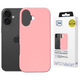 3MK Hardy MagSilicone tok Apple iPhone 16 rózsaszínhez
