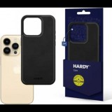 3MK Hardy Silky Leather MagCase tok Apple iPhone 14 Pro fekete (5903108548434)