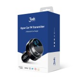 3MK Hyper Car FM transzmitter 87,5 - 99,8 MHz USB Fekete