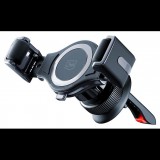 3mk Memo Hug 6,5" Mobiltelefon autós tartó - Fekete (5903108516624)