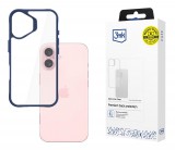 3mk Satin Armor Case+ átlátszó, TPU és PC anyagú telefontok Kék Apple iPhone 16