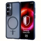 3mk Satin Armor MagCase MagSafe-kompatibilis tok Samsung Galaxy S25 Plus - átlátszó