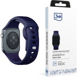 3mk Silicone Apple Watch S4/S5/S6/S7/S8/S9/SE/Ultra Okosóra Szíj 42/44/45/49mm - Óceánkék (5903108565806)