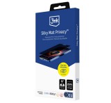 3MK SILKY MATT PRIVACY képernyővédő fólia (matt, tükröződésmentes, tokbarát, betekintés védelem) ÁTLÁTSZÓ Samsung Galaxy S25 Plus (SM-S936)