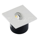 3W LED Lépcsővilágítás, négyzet forma 3000K