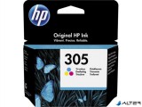 3YM60AE Tintapatron Deskjet 2320,2710, 4120 nyomtatókhoz, HP 305, színes, 100 oldal