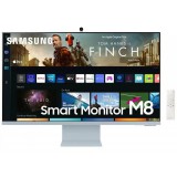 32" Samsung Smart M8 LCD monitor kék-fehér (LS32BM80BUUXEN) (LS32BM80BUUXEN) - Monitor