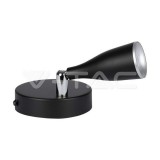 4.5W LED Fali lámpa, fekete színű 4000K