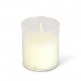 4 db-os mécses betét, szín: fehér - Ø5 cm