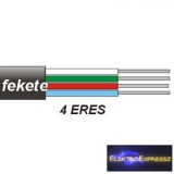 4 eres telefon vezeték. Szin: fekete.