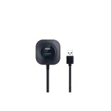 4 portos USB 3.0 elosztó Remax Fonye 4USB Hub RU-08 fekete