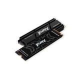 4 TB Kingston Fury Renegade SSD (M.2, 2280, PCIe 4.0, hűtőbordával)