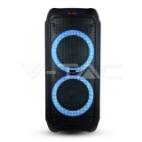 40W Újratölthető hangszóró, mikrofonnal RF vezérléssel, RGB