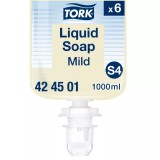424501 Tork enyhén illatosított kézmosó folyékony szappan S4 rendszerhez 1000ml