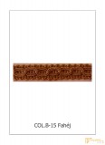 (44 szín) Bortni szalag. Díszítő bortni 111-15 Fahéj
