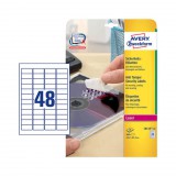 45,7*21,2 mm-es Avery Zweckform A4 íves etikett címke, fehér színű (20 ív/doboz)