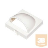 45 rendszer fali kábel kivezető dupla mod