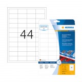 48,3*25,4 mm-es Herma A4 íves etikett címke, fehér színű (25 ív/doboz)