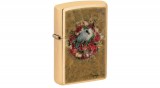 48329 Zippo öngyújtó szálcsiszolt sárgaréz, Spazuk, gém rózsaágyások között
