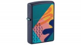 48417 Zippo öngyújtó,színes minta motivummal