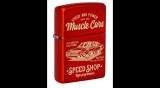 48523 Zippo öngyújtó vörös matt színben - Muscle Car
