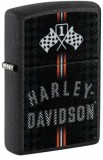 48558 Zippo öngyújtó fekete színben, Harley-Davidson