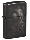48588 Zippo öngyújtó High Polish Black színben -Gázmaszk