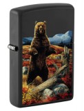 48597 Zippo öngyújtó fekete színben -Linda Picken: Grizzly