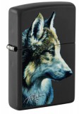 48598 Zippo öngyújtó fekete színben -Linda Picken: Farkas