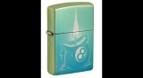 48615 Zippo öngyújtó High Polish Teal  színben -Gyertya 8-as golyó