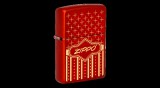 48785 Zippo öngyújtó vörös színben - Zippo logo