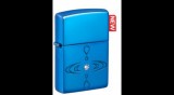 48918 Zippo öngyújtó magasfényű kék színben - Armor