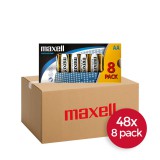 48x 8PK Maxell Alkáli AA Elem LR6 CSOMAG!