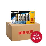48X 8PK Maxell Alkáli AAA Elem LR3 CSOMAG!