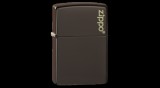 49180ZL Zippo öngyújtó barna színben - Zippo logóval