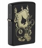 49257 Zippo öngyújtó fekete színben -Szerencsejáték