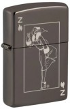 49797 Zippo öngyújtó Öngyújtó, Black Ice színben Windy Design