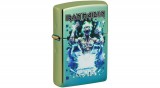 49816 Zippo öngyújtó magasfényű króm zöldeskék, Iron Maiden