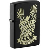 49826 Zippo öngyújtó fekete színben -Harley-Davidson®