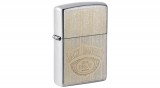 49833 Zippo öngyújtó csiszolt króm színben Jack Daniels