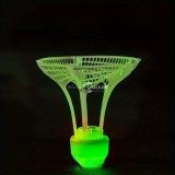 4db Fluoreszkáló Szélálló Tollaslabda Szett Szabadtéri Játékhoz
